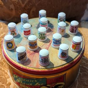 Vintage Fine Porcelain Thimbles